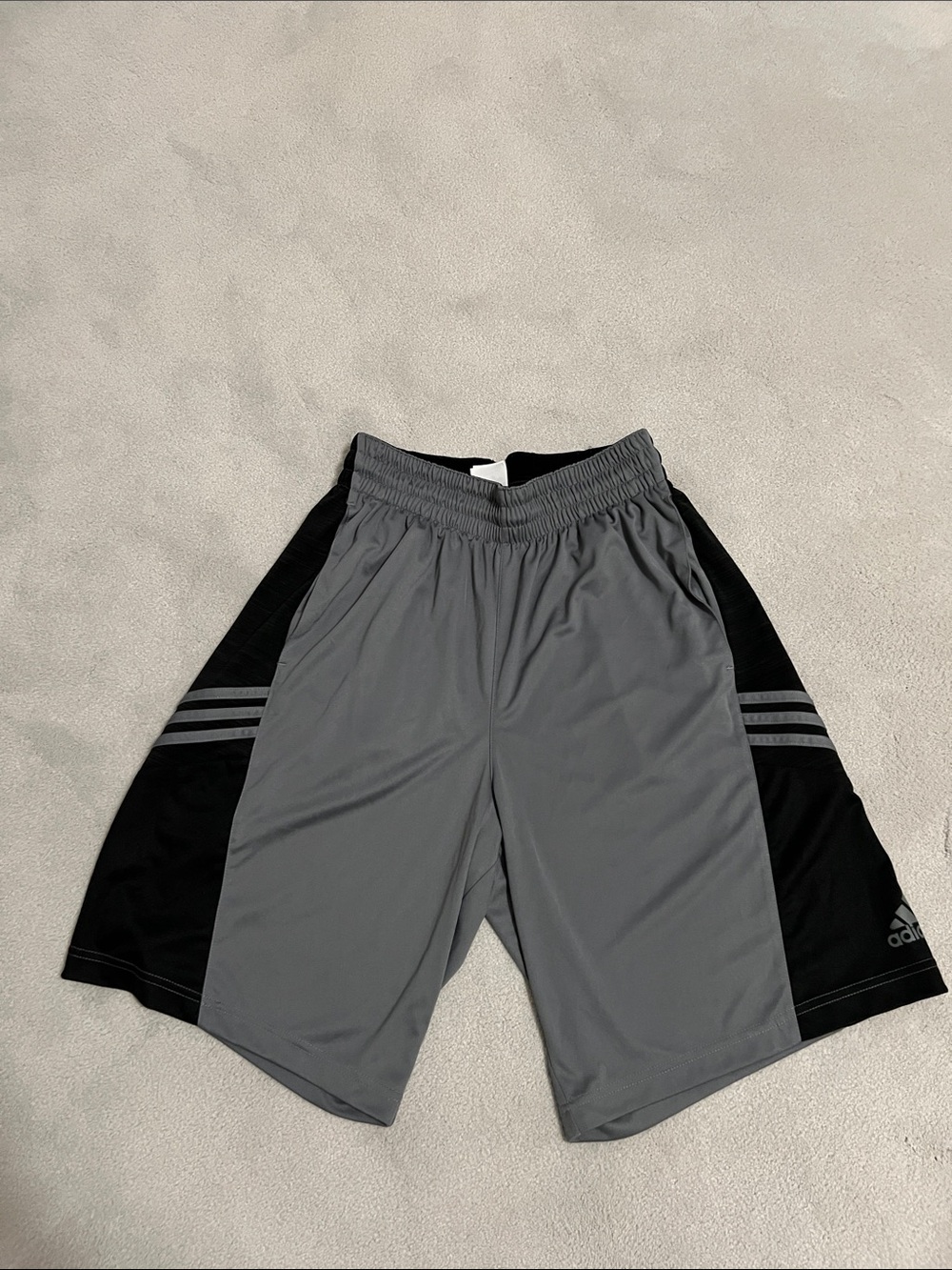 adidas Gray and Black Men's Performance Shorts